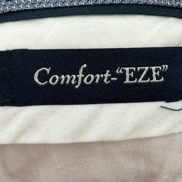 Ballin Comfort-"Eze" Flat Front Cream Pants Mens Size 38 Wool/Linen Blend - Picture 7 of 8